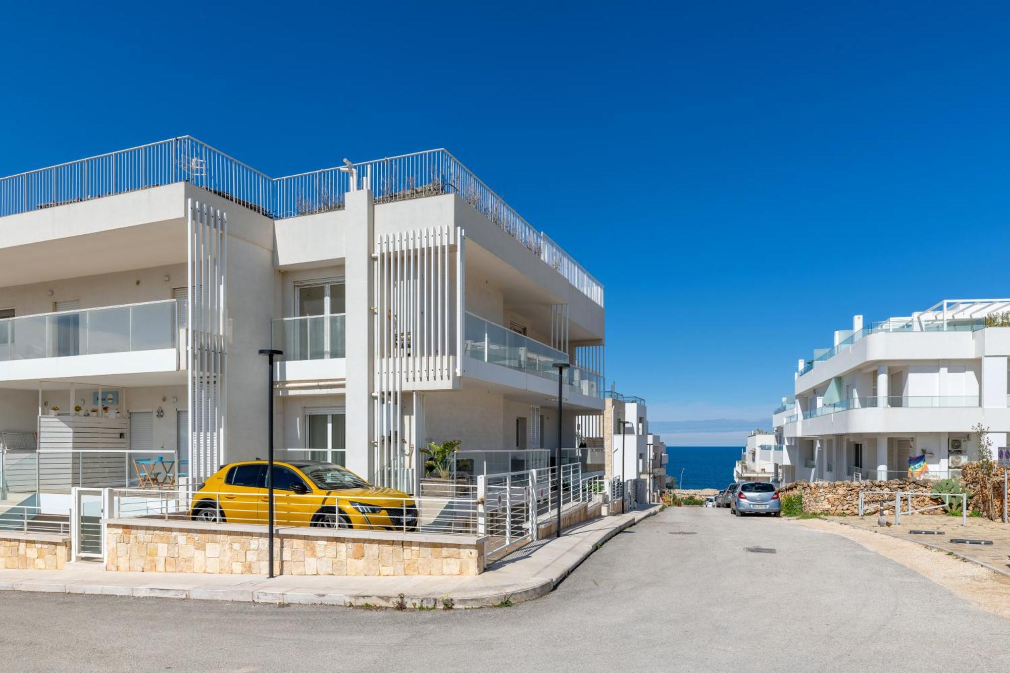 Cozy Marine Apt With Jacuzzi - 250Mt From Sea 滨海波利尼亚诺 外观 照片