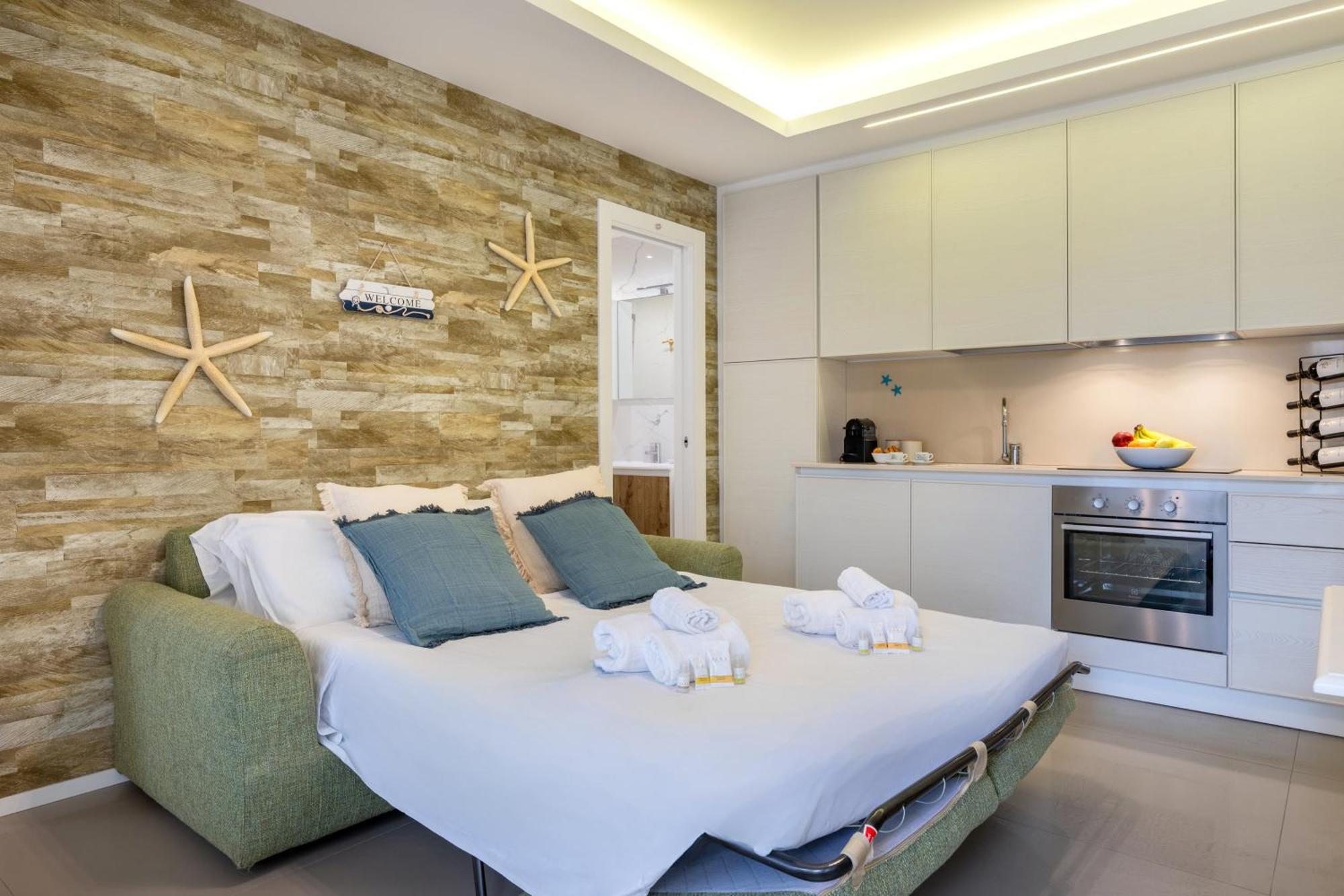 Cozy Marine Apt With Jacuzzi - 250Mt From Sea 滨海波利尼亚诺 外观 照片